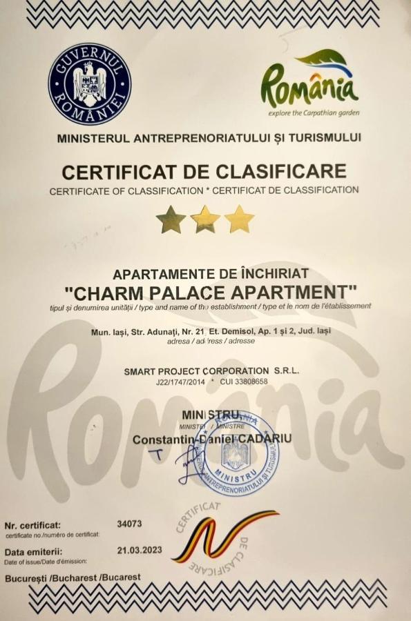 Charm 2 Palas Apartment Iasi Ngoại thất bức ảnh
